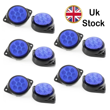 LED BLUE Side Marker Lights Ardillion 12V