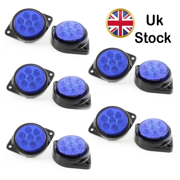 LED BLUE Side Marker Lights Ardillion 12V