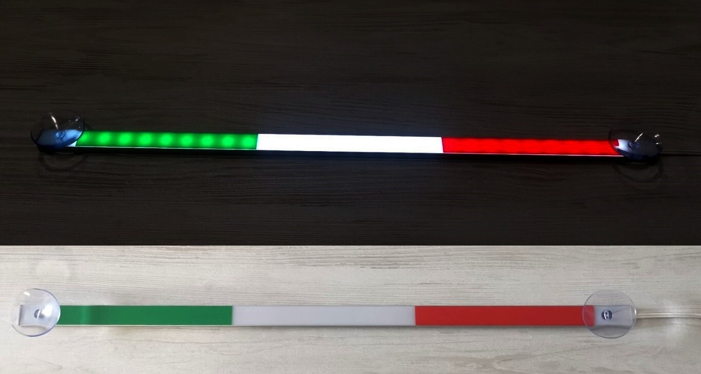 LED Cabin Italian Flag Interior Lights 500mm