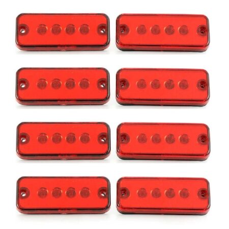 8 pcs Red LED Rear Marker Lights Ardillion Ltd