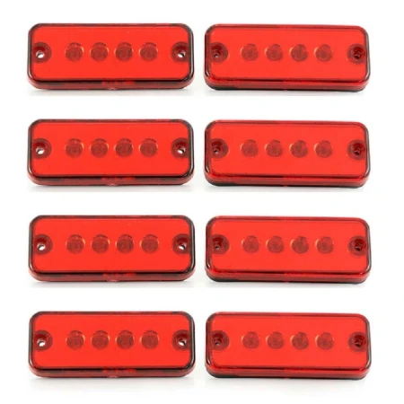 8 pcs Red LED Rear Marker Lights Ardillion Ltd