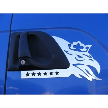 Stainless Steel Door Plates Ardillion for SCANIA