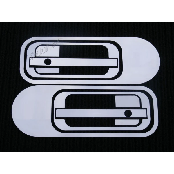 Stainless Steel Door Handle Covers for DAF XF 95 XF 105 Ardillion