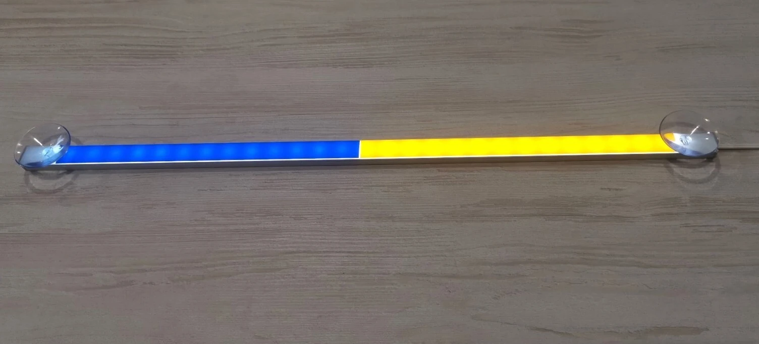 Ukranian Flag 12V 24V LED Cabin Light Ukraine Interior Bar 500mm Aluminum case