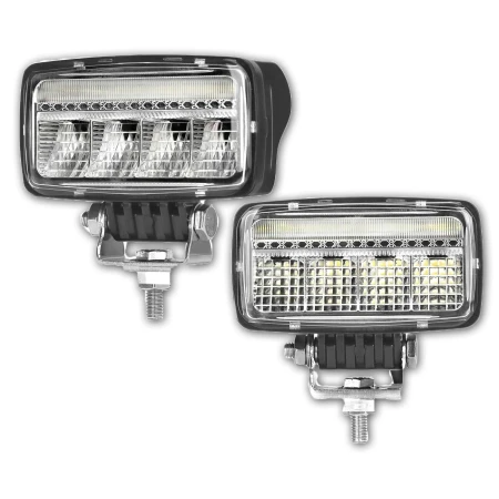 High-Intensity LED Work Lights – Flood + Position Beam, 10-30V, Waterproof for Trucks & Off-Road