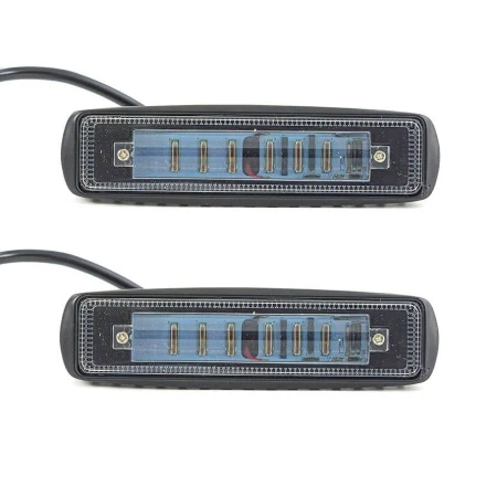 Rear Tail Stop Fog Light LED 30W (2pcs Set) – 12V/24V Red Waterproof Truck Lights IP67