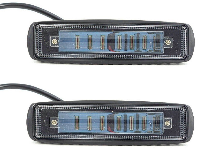 Rear Tail Stop Fog Light LED 30W (2pcs Set) – 12V/24V Red Waterproof Truck Lights IP67
