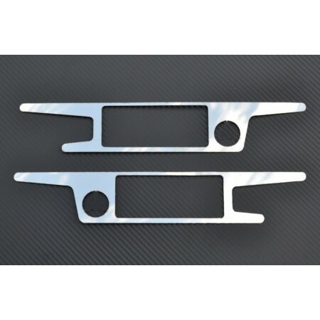 for Mercedes Actros / Atego / Axor Side Marker Lights Surrounds – Stainless Steel Chrome Trim Covers (2pcs Set)