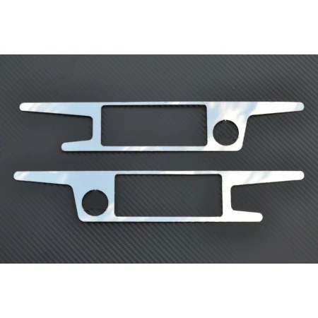 for Mercedes Actros / Atego / Axor Side Marker Lights Surrounds – Stainless Steel Chrome Trim Covers (2pcs Set)