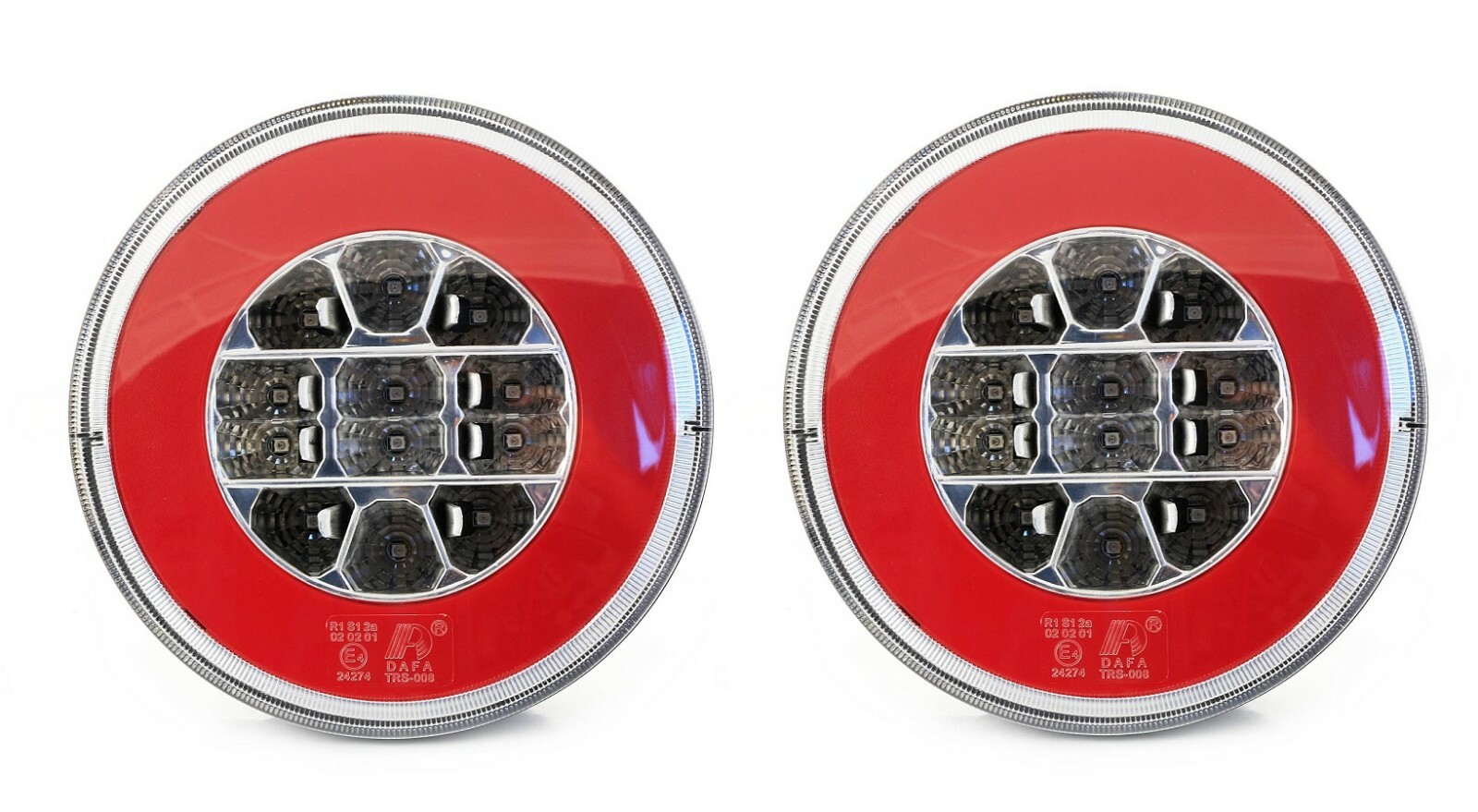 2x LED Rear Tail Brake Indicator Lights 12V/24V – Fit Scania, Volvo, DAF, MAN, Renault, Mercedes, Scania, etc.