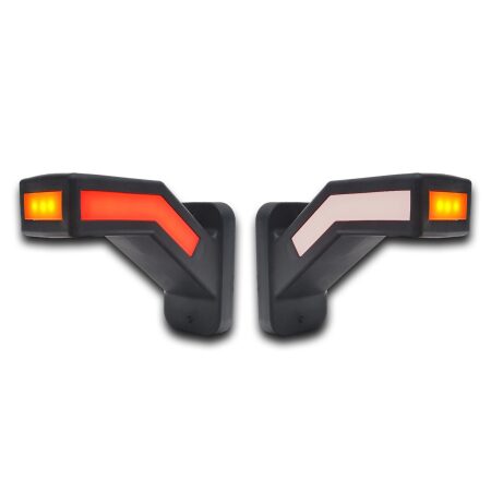 2x 12–24V LED Neon Side Marker Lights – 3 Function E-MARK ECE Position & Clearance Lamp
