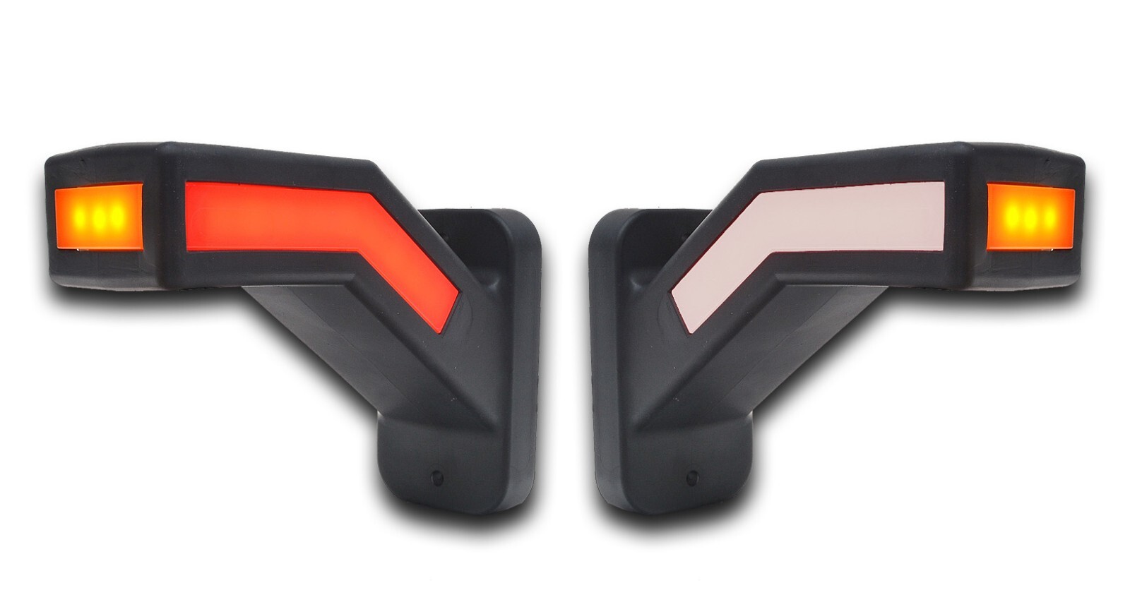 2x 12–24V LED Neon Side Marker Lights – 3 Function E-MARK ECE Position & Clearance Lamp