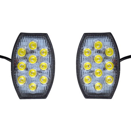 Pair of 12–24V 30W LED Spot Work Lights – Truck, SUV, Off-Road, Boat, Van