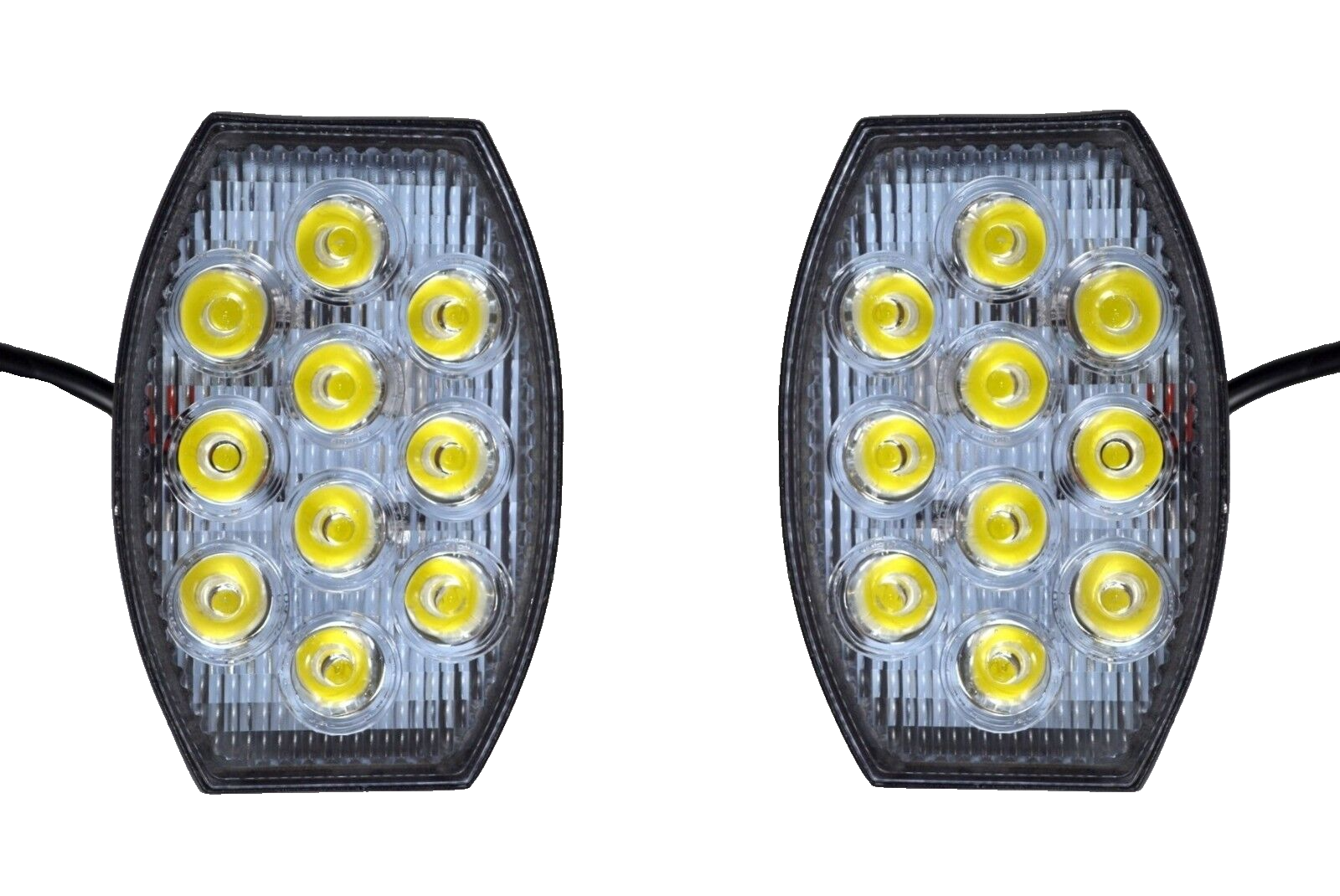 Pair of 12–24V 30W LED Spot Work Lights – Truck, SUV, Off-Road, Boat, Van