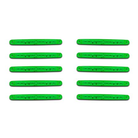 10x 24V Green LED Side Marker / Clearance Indicator Lights for Trailer, Tractor & Bus