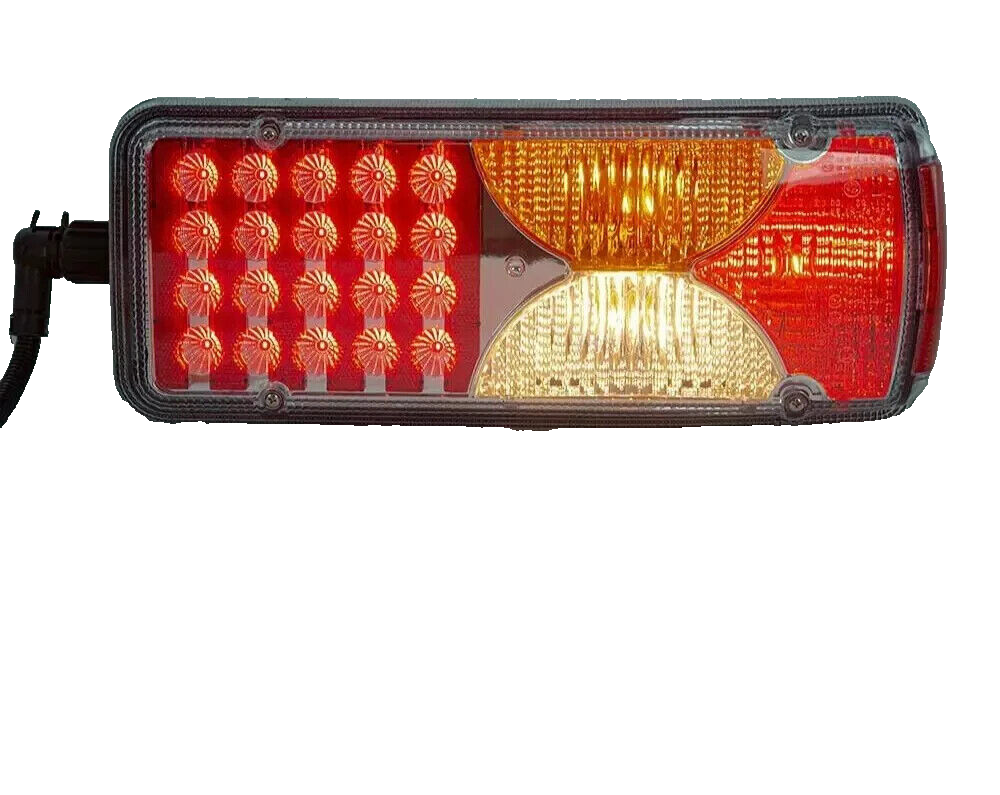 Right Side Tail Light for MAN Trucks – 12/24V, E-Marked, 6-Function Rear Lamp
