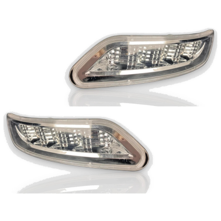 Pair of White 24V LED Roof Marker Lamps – 4 SMD for Iveco Stralis Hi-Way Compatible