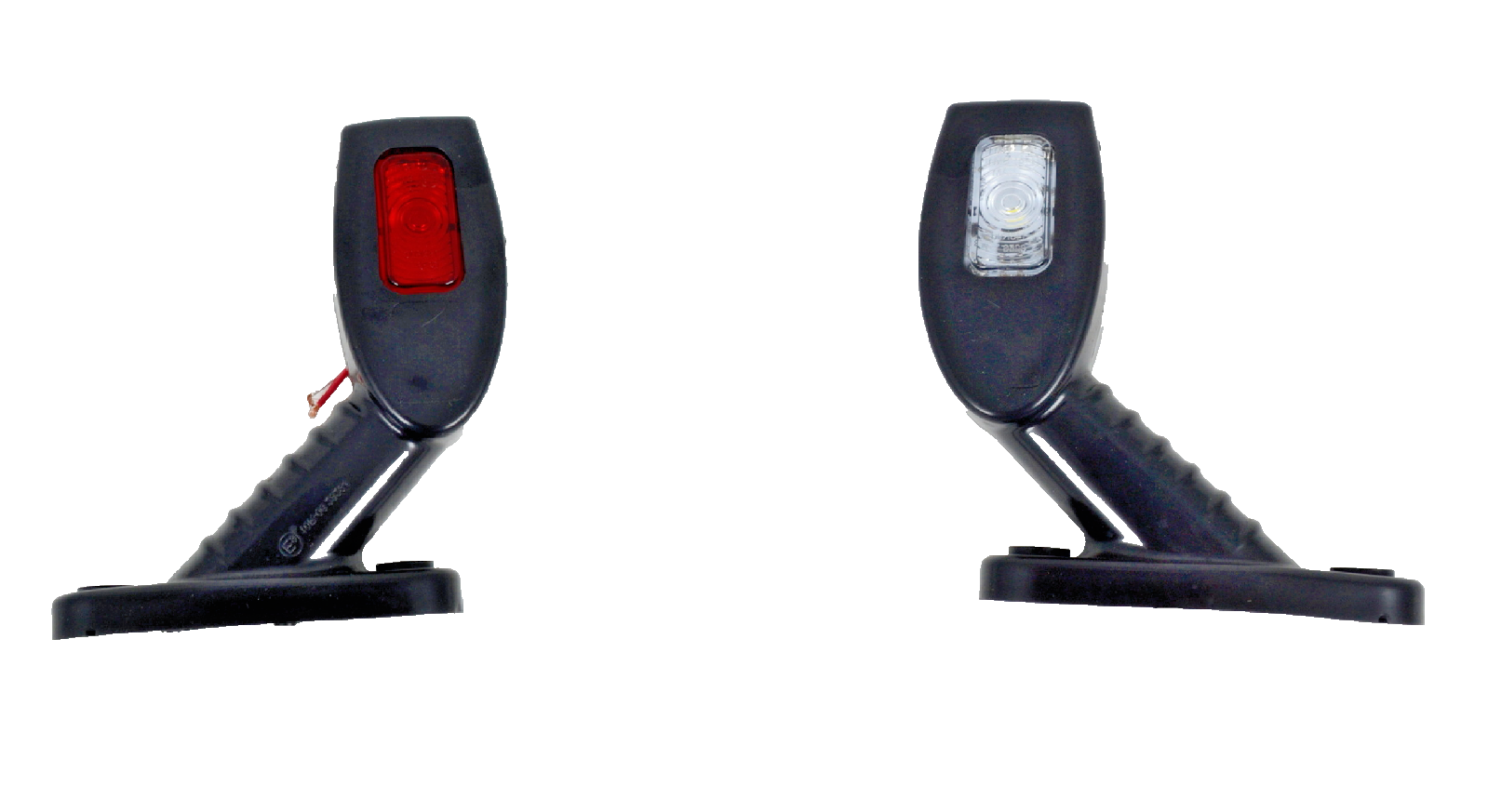 2pcs LED Side Marker Position Lights 12/24V for Truck, Trailer, Bus and Lorry Chassis