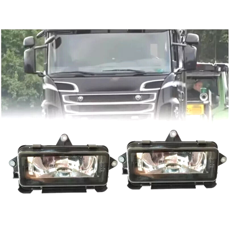 Set of Left & Right Sunvisor Fog Lights for Scania P, G, R, S Series 2004–2016