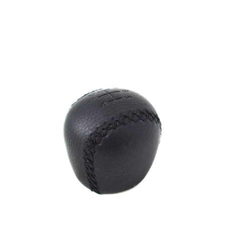 For Saab 9-5 Gear Knob 5 Speed + Reverse Black Plastic & Leather (1998–2011)
