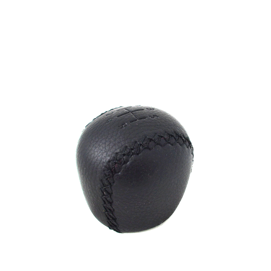 For Saab 9-5 Gear Knob 5 Speed + Reverse Black Plastic & Leather (1998–2011)