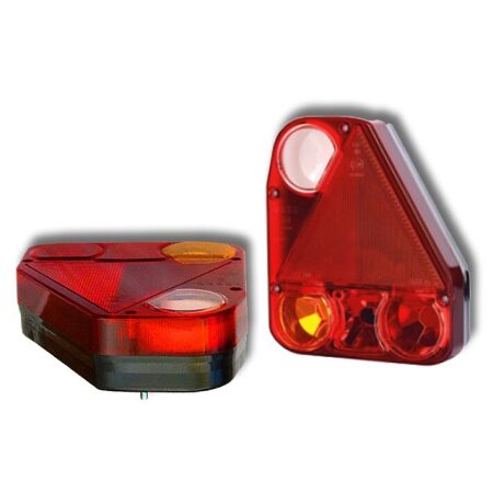 2 pcs 12V-24V Rear Tail Lights for Caravan Motorhome Trailer Chassis Truck Lorry