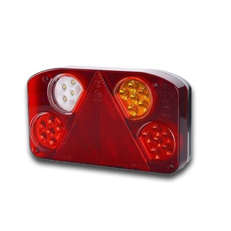 12/24V Right Rear LED Tail Lamp Indicator Brake Reverse Fog Reflector