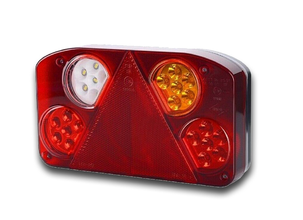 12/24V Right Rear LED Tail Lamp Indicator Brake Reverse Fog Reflector
