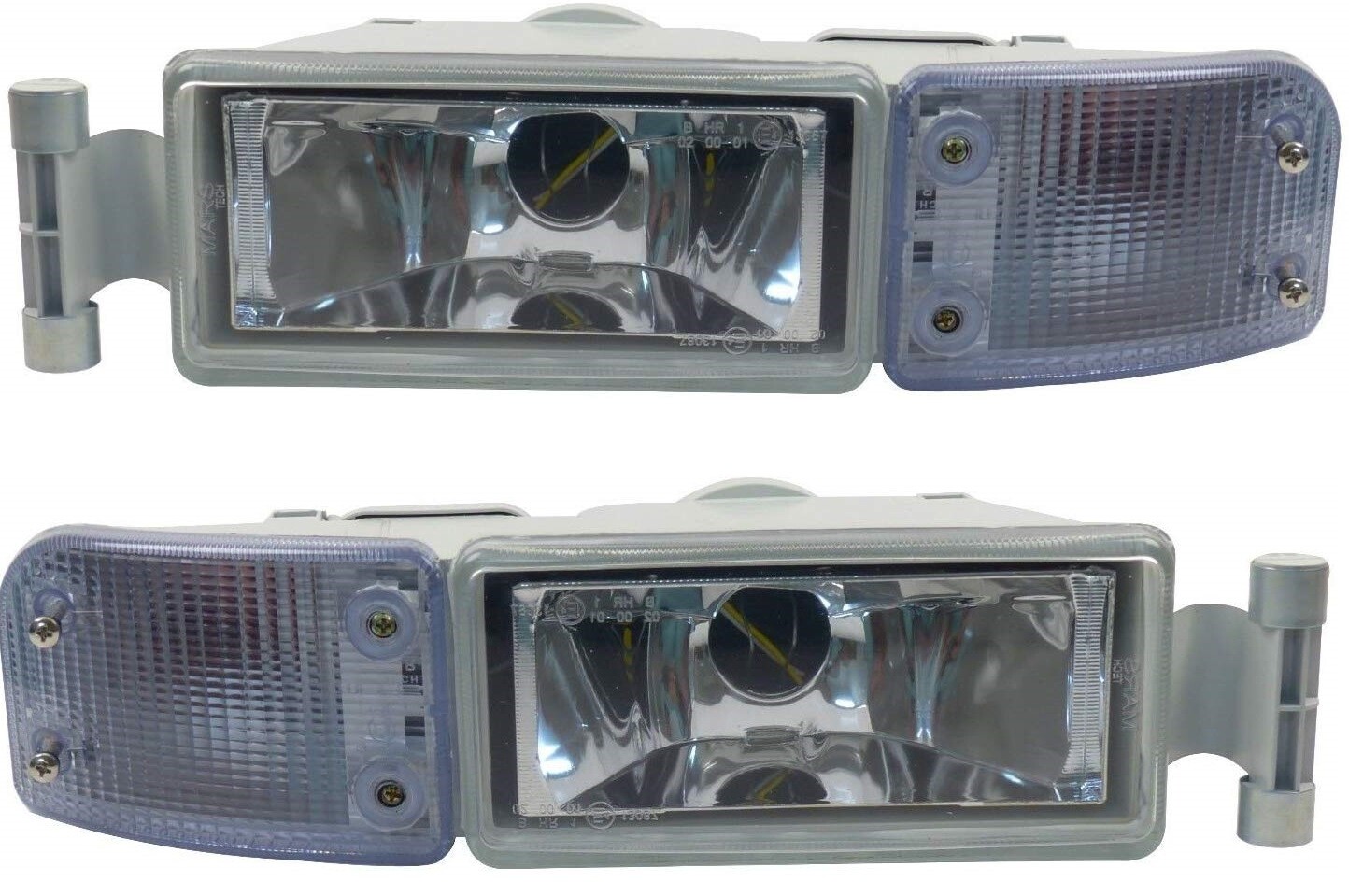 Right Left Front Fog Lights with Clear Indicator for MAN TGA TGL TGM 2000–2009