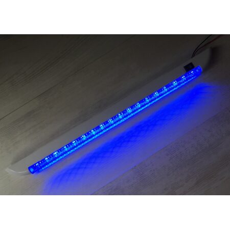 1x 18 LED 24V Blue Interior Light Lamp 406mm On/Off Switch for Truck Lorry Van Bus