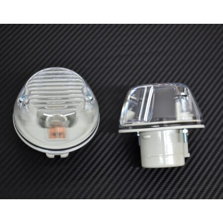 2× E4 Marked White Indicator Lights for MAN TGA, TGX & TGL Mudguard