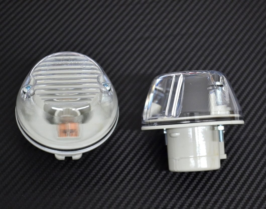 2× E4 Marked White Indicator Lights for MAN TGA, TGX & TGL Mudguard