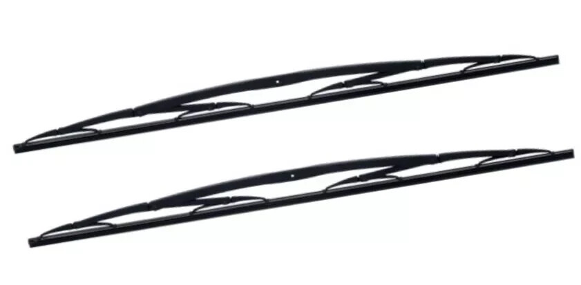 Pair of 28″ Commercial Metal Wiper Blades – Truck, Lorry & Topper Fit
