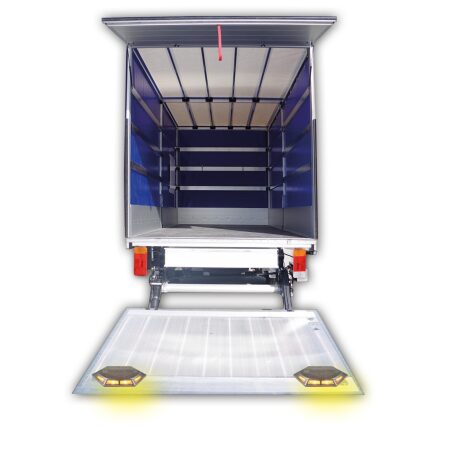 1× Orange LED Indicator Light – Tail Lift & Loading Ramp, 12–24V