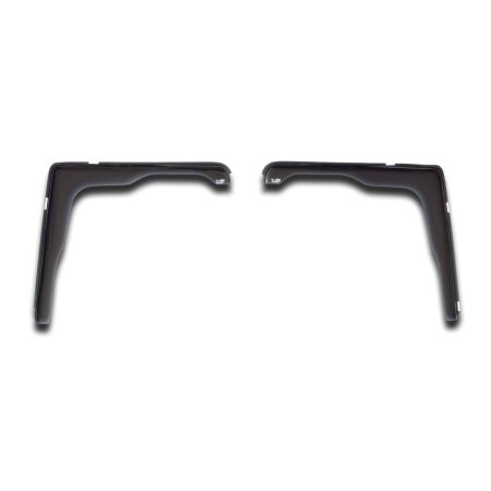 2× Black Side Window Wind Rain Sun Deflectors for DAF XF 106 (Left-Hand Drive)