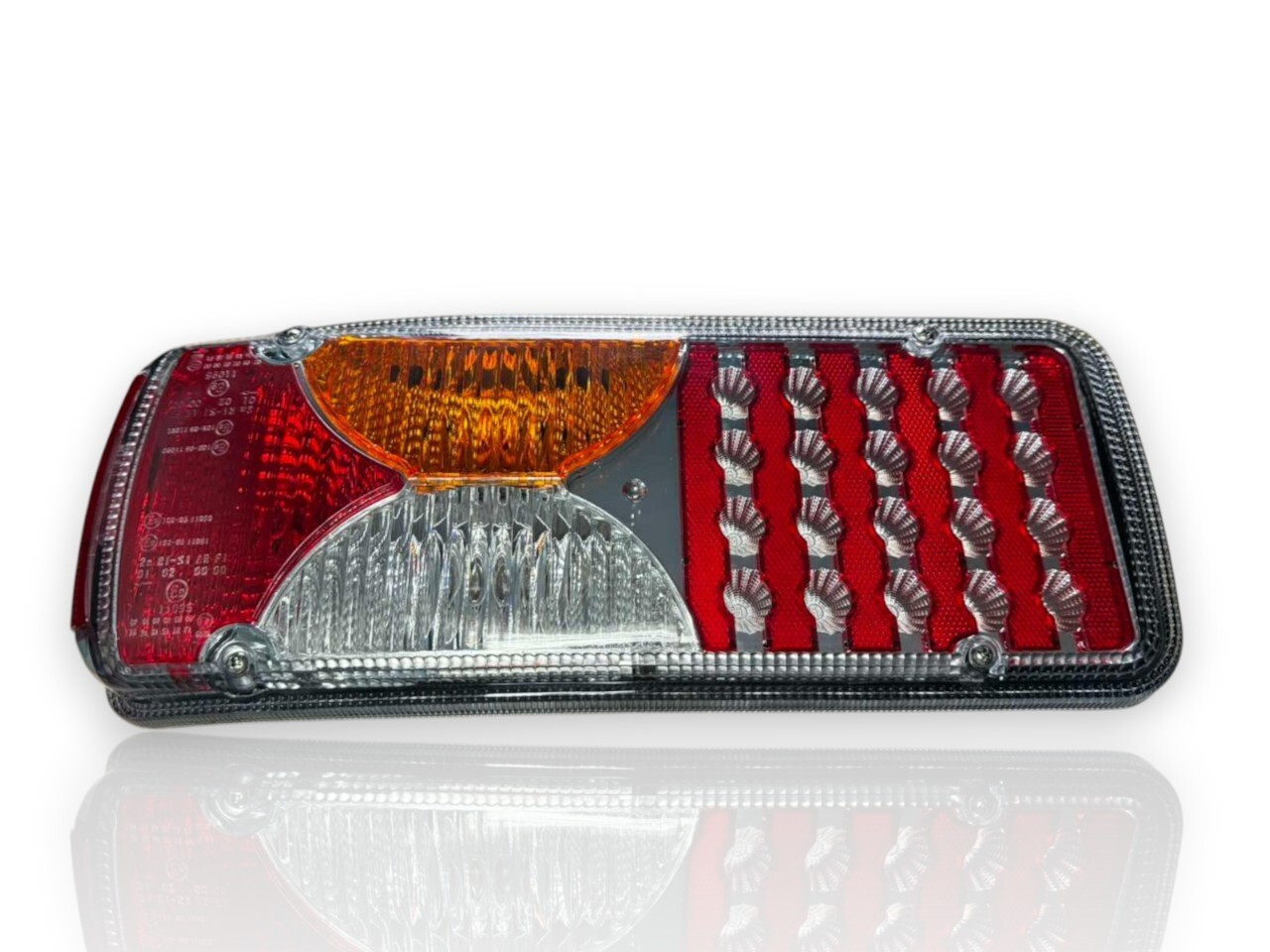 Left Side Tail Light for MAN Trucks – 12/24V, E-Marked, 6-Function Rear Lamp