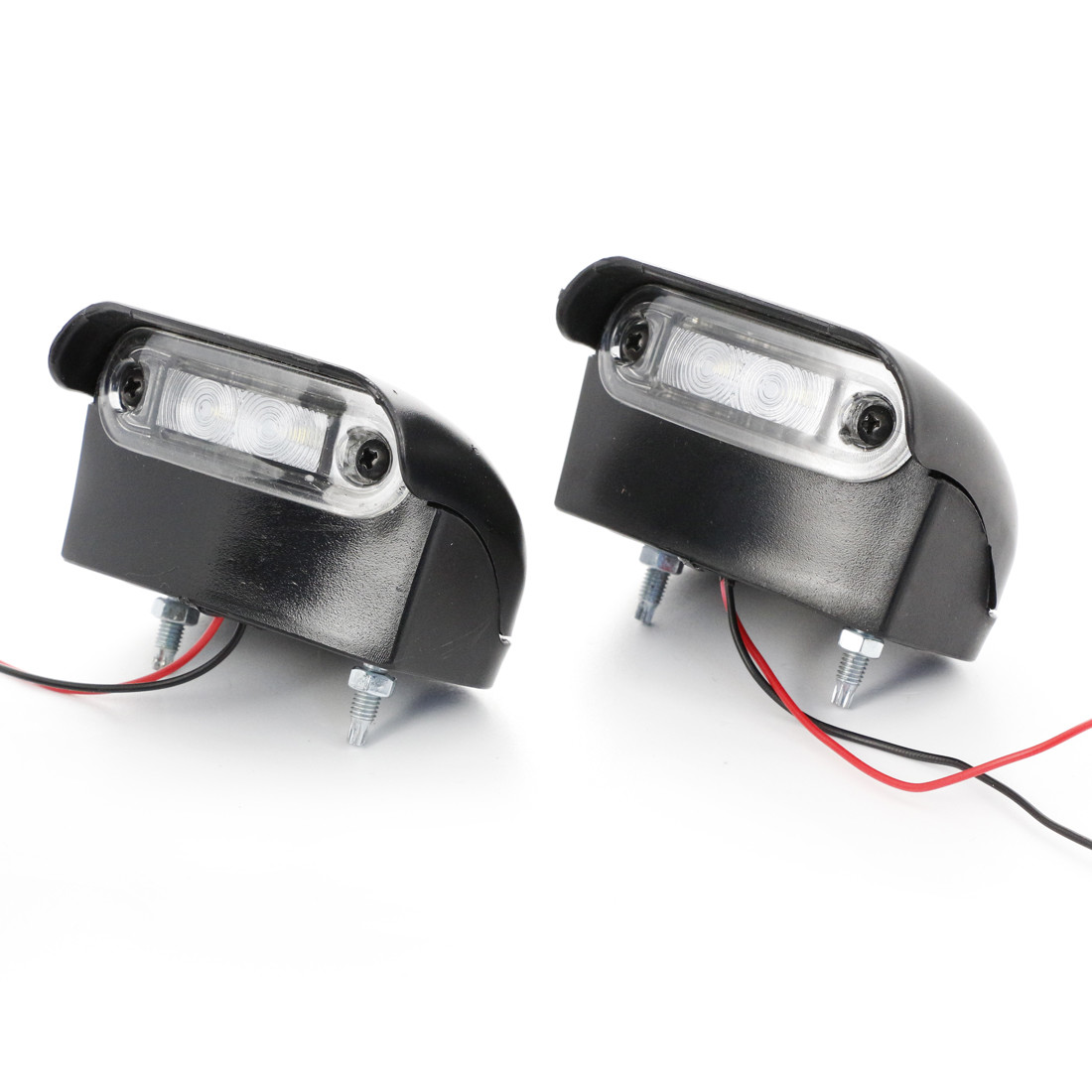 2× LED Tail & Number Plate Lights – 24V, Rear & Front, Truck/Lorry/Trailer