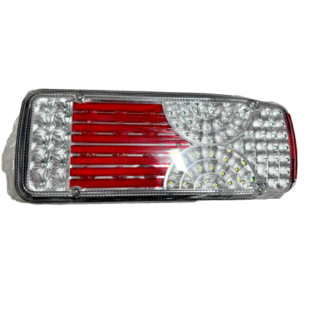 1× Clear LED Tail Light, Right RHD – E-Marked, 12–24V, Fits Scania, MAN, DAF & Iveco