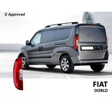 Replacement Left Rear Side Tail Light for Fiat Doblo 2015-2022 Horizontal Rear