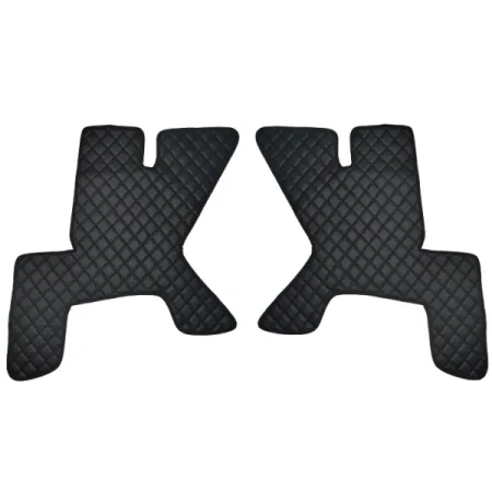 Left + Right Eco Leather Door Panel Mats for RENAULT GAMA T 2014+