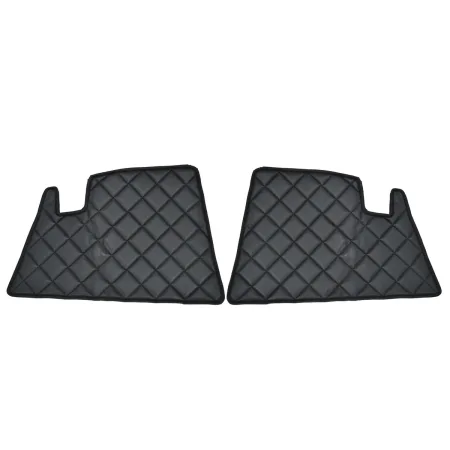 Set of 2 eco-leather door mats cards for FORD F-MAX (10.2018+)