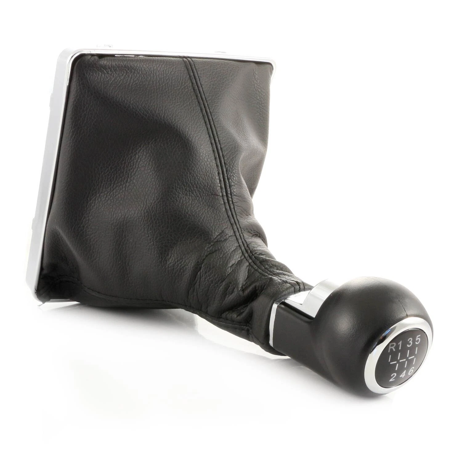 6 Speed + R Plastic Leather Gear Knob Gaiter for Opel Astra H 2005-2010